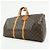 Borsa Boston Louis Vuitton Monogram Keep All 55 Marrone M41424 - vista 3