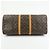 Borsa Boston Louis Vuitton Monogram Keep All 55 Marrone M41424 - vista 5