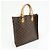 Louis Vuitton Monogram Sac Plat Tote Bag Hand Bag Brown M51140 - vista 4