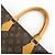 Louis Vuitton Monogram Sac Plat Tote Bag Hand Bag Brown M51140 - vista 6