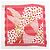 Sciarpa Christian Dior 100% Seta Motivo Catena e Pois Rosso Bianco Oro - vista 2