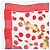 Sciarpa Christian Dior 100% Seta Motivo Catena e Pois Rosso Bianco Oro - vista 3