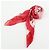 Sciarpa Christian Dior 100% Seta Motivo Catena e Pois Rosso Bianco Oro - vista 8