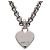Collana con pendente a cuore Logo Trademark GUCCI Argento SV925 - vista 2