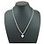 Collana con pendente a cuore Logo Trademark GUCCI Argento SV925 - vista 6