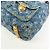 Borsa a tracolla Louis Vuitton Monogram Denim Baggy GM Blu M95048 - vista 11