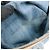 Borsa a tracolla Louis Vuitton Monogram Denim Baggy GM Blu M95048 - vista 18