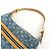 Borsa a tracolla Louis Vuitton Monogram Denim Baggy GM Blu M95048 - vista 6