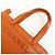 Saco Tote CHANEL em pele caviar Laranja - vista 6