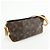 Borsa a tracolla Louis Vuitton Monogram Trotteur Canvas Brown M51240 - vista 4