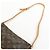 Borsa a tracolla Louis Vuitton Monogram Trotteur Canvas Brown M51240 - vista 6