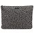 Borsa a pochette GUCCI in tela e pelle Leopard Grey Black 353478