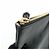 Borsa a pochette GUCCI in pelle Bamboo Flat Pouch Black 449653 - vista 15