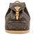 Zaino Louis Vuitton Monogram Mini Montsouris Brown M51137