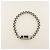 Bracciale a catena in metallo Louis Vuitton Monogram Eclips Silver M62592 - vista 3