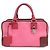 Borsa a mano LOEWE Anagram Leather Amazona 28 Borsa Boston Rosa