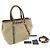 Borsa Tote 2Way PRADA in tela jacquard con logo Triangle e pelle Marrone BN1841 - vista 12