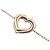 Cartier Trinity Heart Armband K18 750 Gelb/Weiß/Roségold - Ansicht 3