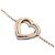 Cartier Trinity Heart Armband K18 750 Gelb/Weiß/Roségold - Ansicht 4