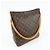 Borsa a spalla Louis Vuitton Monogram Looping GM Marrone M51145 - vista 4