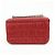 Borsa a tracolla con catena PRADA in pelle di capra nappa rossa 1BD140 - vista 2
