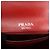 Borsa a tracolla con catena PRADA in pelle di capra nappa rossa 1BD140 - vista 23