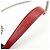 Borsa a tracolla con catena PRADA in pelle di capra nappa rossa 1BD140 - vista 7