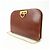 Salvatore Ferragamo Borsa a spalla con catena Ferragamo Gancini in pelle di vitello Marrone - vista 3