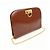 Salvatore Ferragamo Borsa a spalla con catena Ferragamo Gancini in pelle di vitello Marrone - vista 4