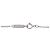 Tiffany & Co Tiffany&Co. Collana Atlas Open Diamond K18 750WG White Gold - vista 4