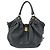 Borsa a tracolla Louis Vuitton Monogram Leather Mahina L Noir M95765