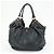 Borsa a tracolla Louis Vuitton Monogram Leather Mahina L Noir M95765 - vista 2