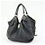 Borsa a tracolla Louis Vuitton Monogram Leather Mahina L Noir M95765 - vista 3