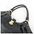 Borsa a tracolla Louis Vuitton Monogram Leather Mahina L Noir M95765 - vista 6