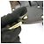 Borsa a tracolla Louis Vuitton Monogram Leather Mahina L Noir M95765 - vista 8