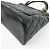 Borsa Tote CHANEL Matelassé COCO Mark Caviarskin Medallion Nera A01804 - vista 12