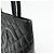 Borsa Tote CHANEL Matelassé COCO Mark Caviarskin Medallion Nera A01804 - vista 13