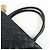 Borsa Tote CHANEL Matelassé COCO Mark Caviarskin Medallion Nera A01804 - vista 6