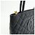 Borsa Tote CHANEL Matelasse COCO Mark Caviarskin Medallion Nera A01804 - vista 14