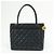 Borsa Tote CHANEL Matelasse COCO Mark Caviarskin Medallion Nera A01804 - vista 2