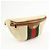 Borsa vita GUCCI Sherry Interlocking G Canvas Leather Beige 575082 - vista 4
