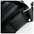 Borsa a spalla PRADA in nylon e pelle Saffiano con logo triangolare Nero - vista 7