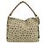 Salvatore Ferragamo Borsa a tracolla Ferragamo Logo Canvas Leather Beige Brown Khaki