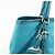 PRADA Borsa Tote 2Way in Nylon e Pelle Borsa a Mano e a Spalla Celeste BN1841 - vista 14