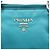 PRADA Borsa Tote 2Way in Nylon e Pelle Borsa a Mano e a Spalla Celeste BN1841 - vista 19