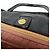 Borsa Tote PRADA in nylon, pelle e nastro Nero BN1601 - vista 18