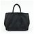 Borsa Tote PRADA in nylon, pelle e nastro Nero BN1601 - vista 2