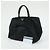 Borsa Tote PRADA in nylon, pelle e nastro Nero BN1601 - vista 24