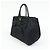 Borsa Tote PRADA in nylon, pelle e nastro Nero BN1601 - vista 3