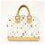 Borsa a mano Louis Vuitton Monogram Multicolor Alma PM Blanc M92647 - vista 2